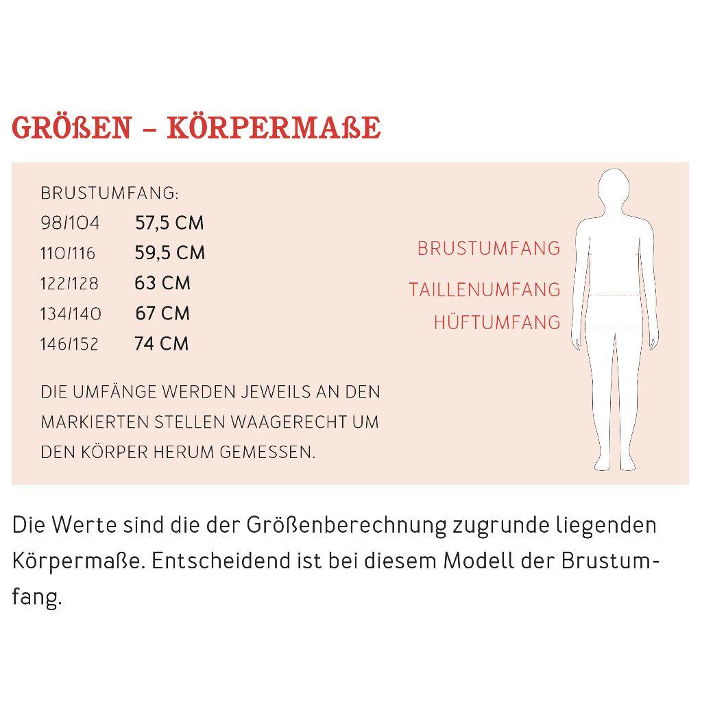 Papierschnittmuster Langarmshirt Marlene Gr. 98-152